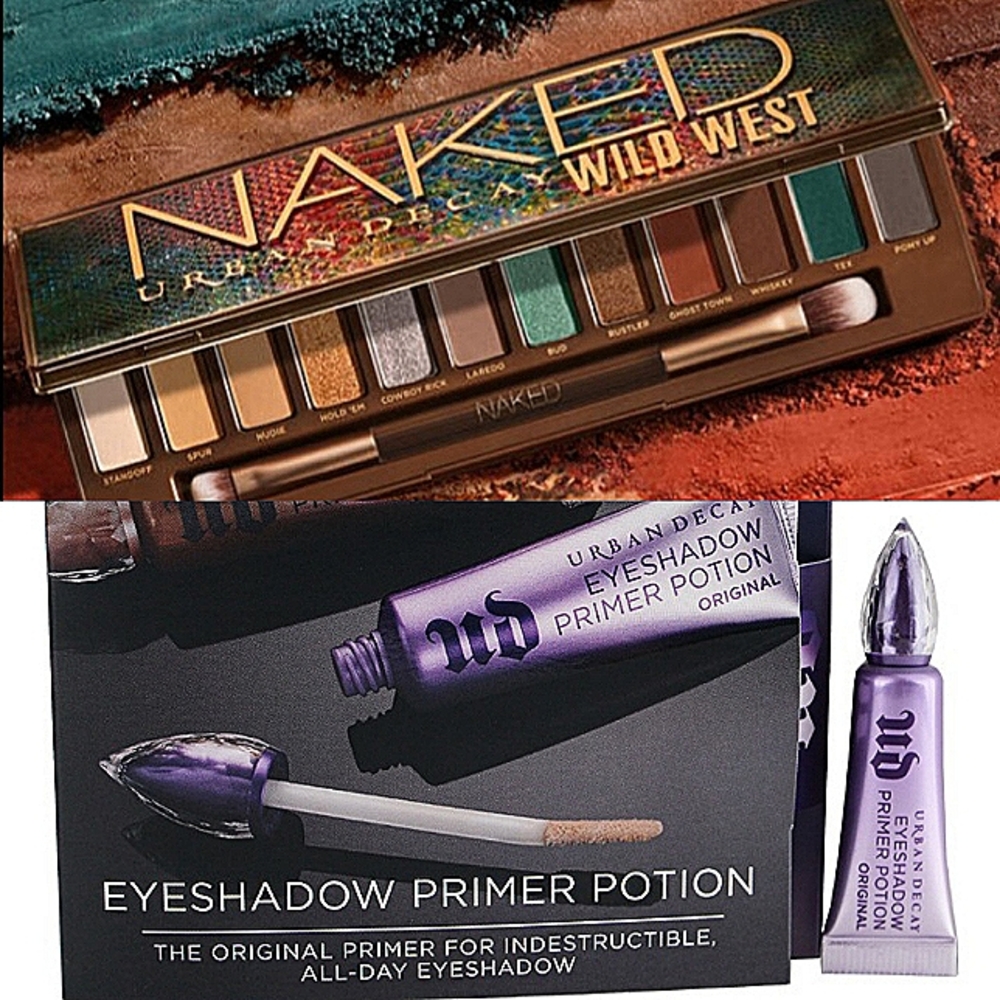 SALE Urban Decay Wild West Eyeshadow Palette & Potion Primer(travel size primer)